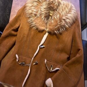 Cache Suede leather jacket